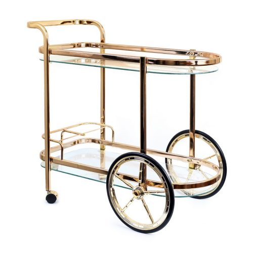 עגלה גלגל גדול זהב